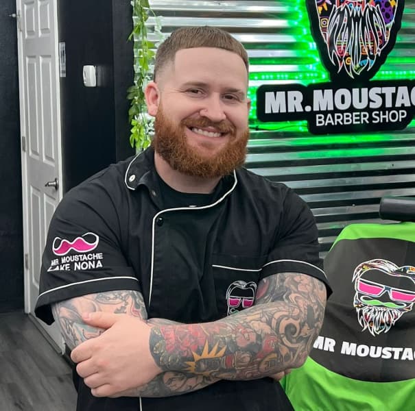 Steve Barber - Mr. Moustache Barbershop in Orlando Fl